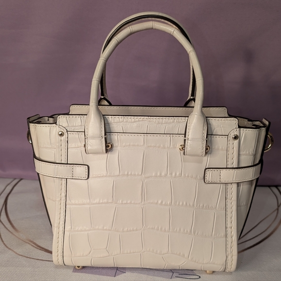 COACH Swagger 21 In Exotic Croc Embossed Leather EUC - Picture 3 of 16